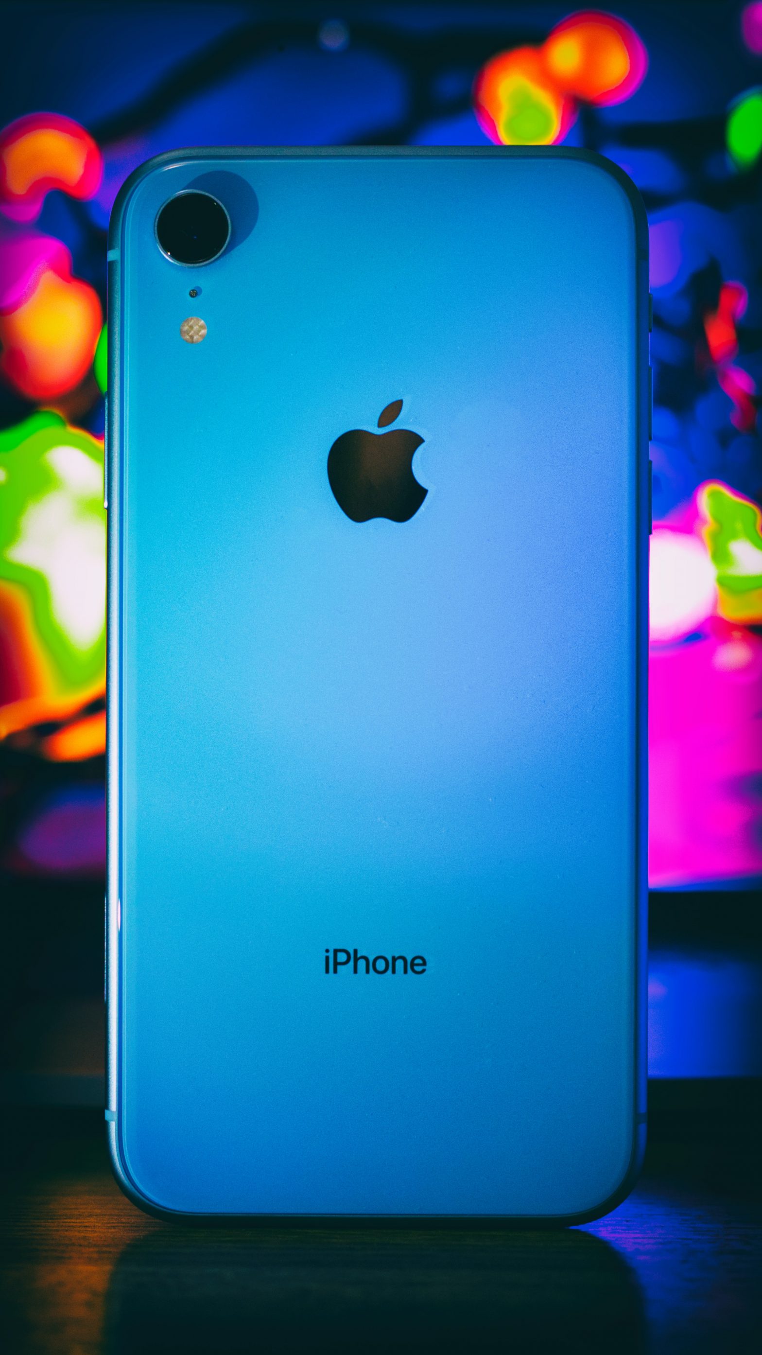 iPhone XR bleu